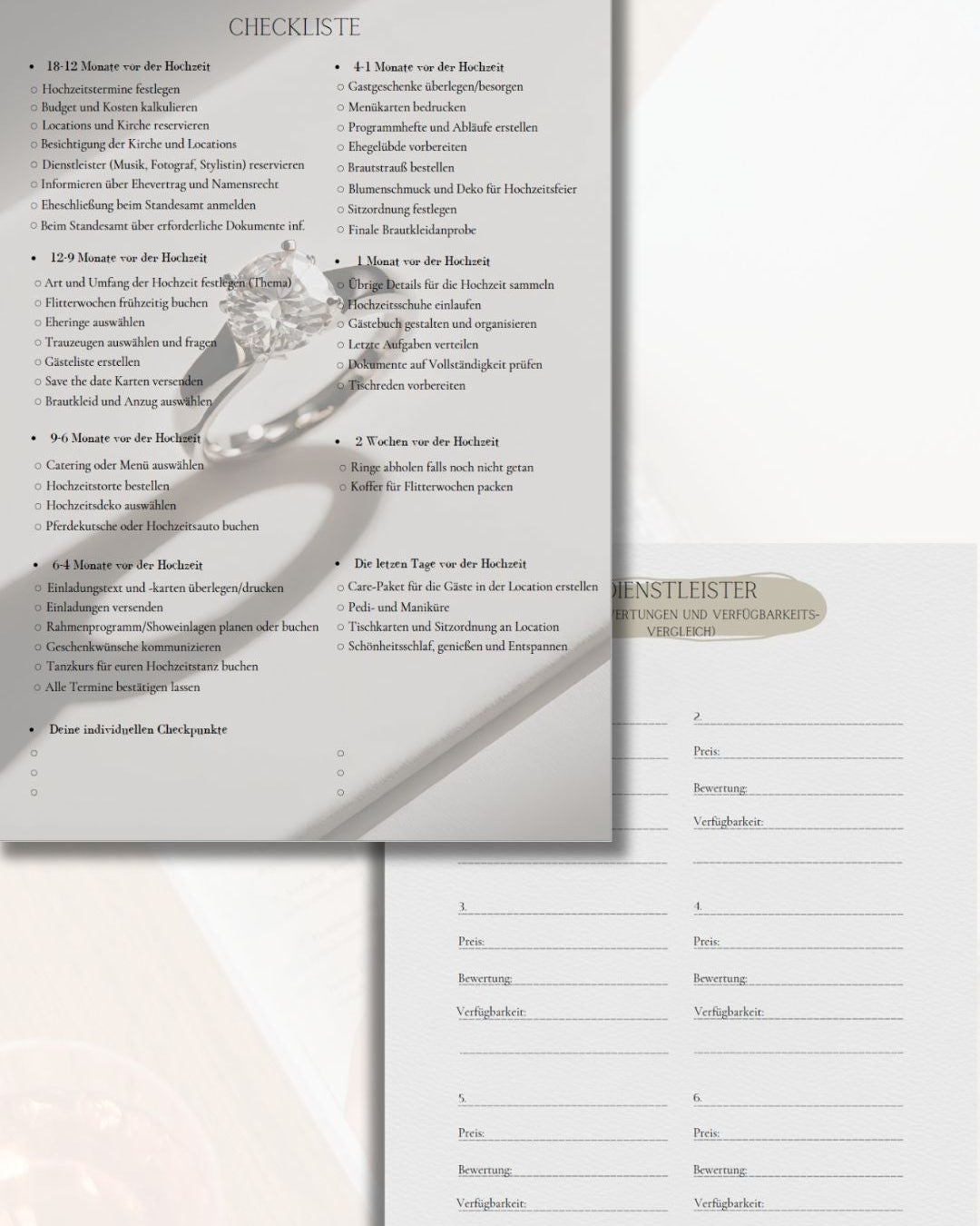 Hochzeitsplaner